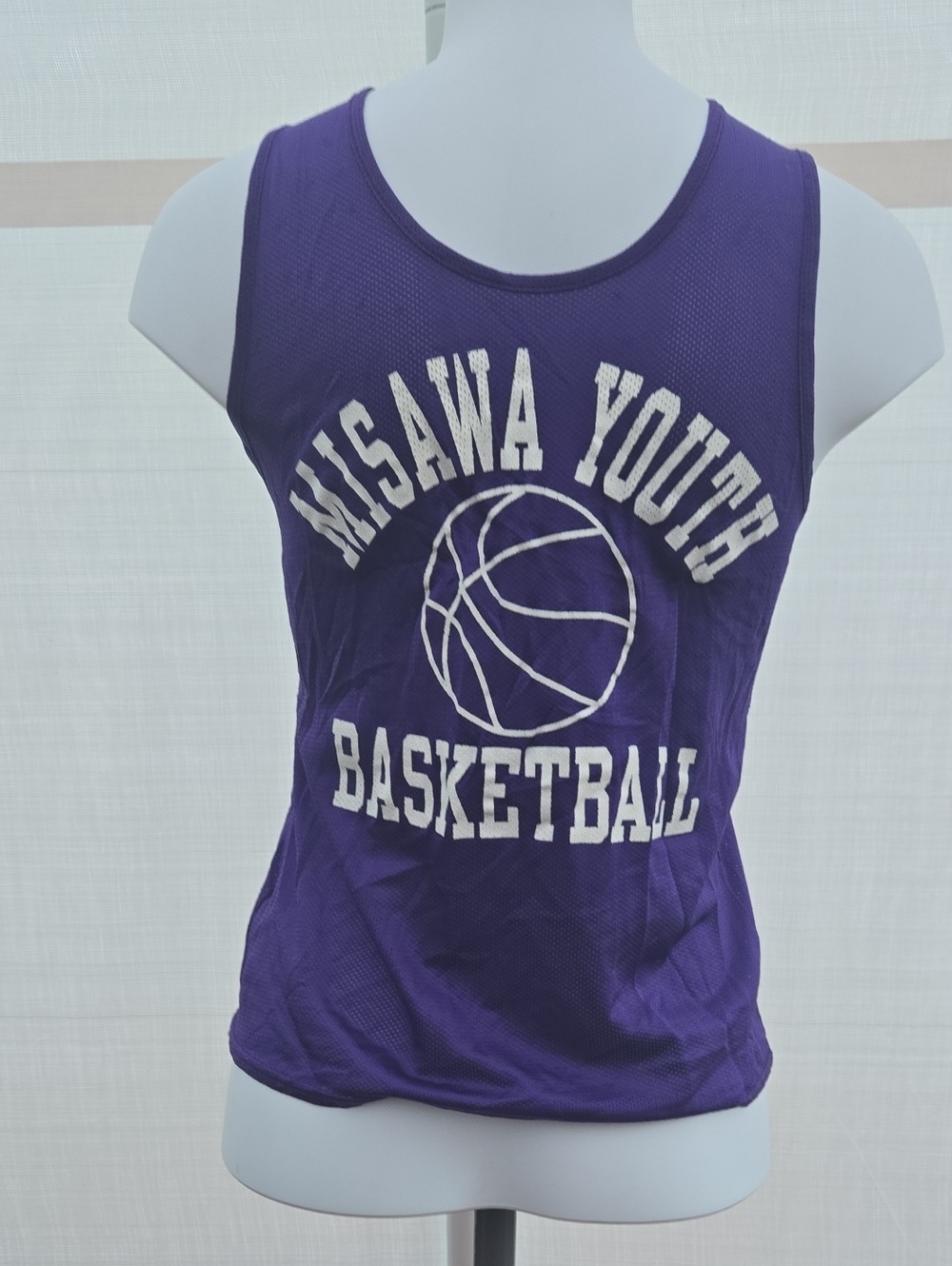 Youth Purple Basketball Tank Top -